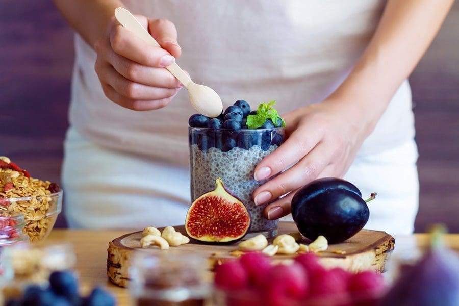 Healthy fitness food